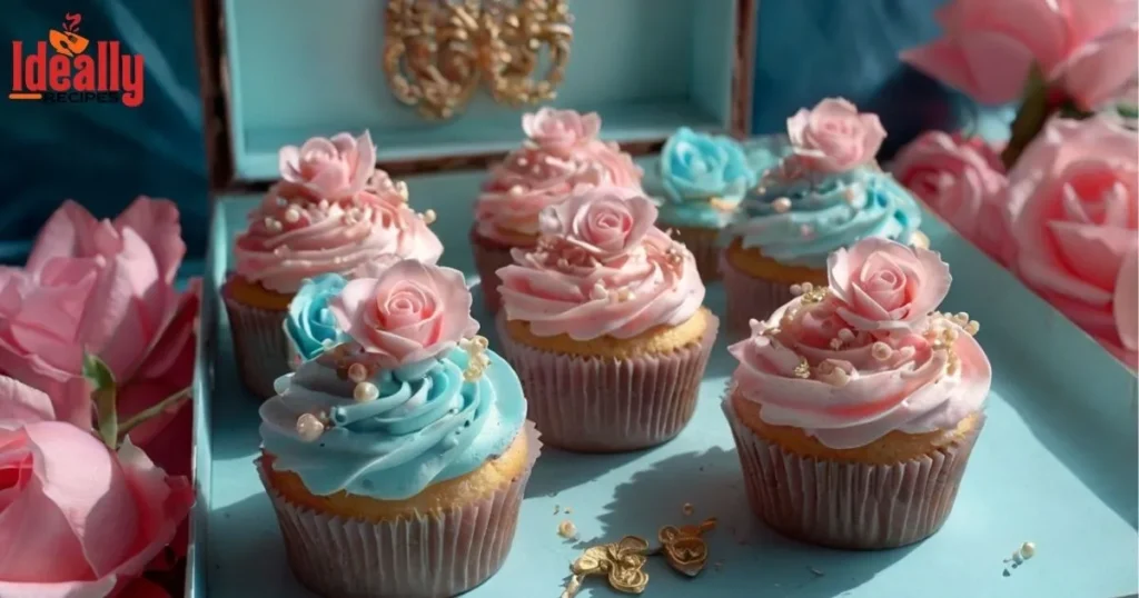 Delicious Gender Reveal Cupcakes